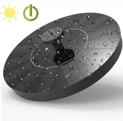 Solar Fontein Pomp - Zonne-energie - Tuin - Zwembad - Vijverdecoratie - Milieuvriendelijke Fontein - Vogelbad - 160mm