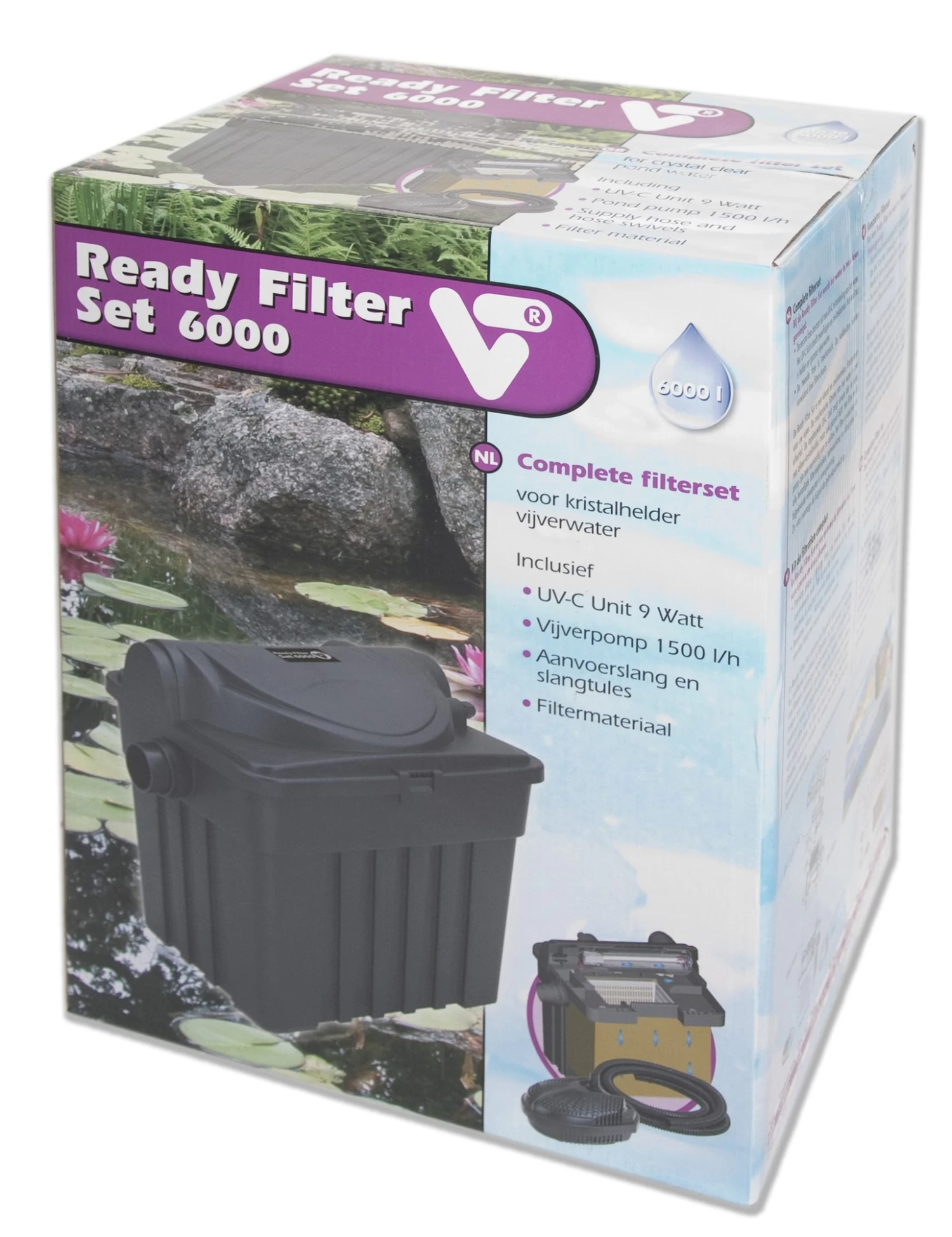 Velda Ready Filter Set 6000 Tot 6.000 Liter Vijver