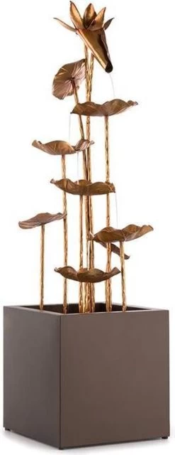 Golden Orchid Tuinfontein Pomp Indoor/ Outdoor Met 5W IPX8 Messing-look