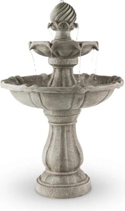 Vogelsbrunn Fontein 860x90cm 3W Solar Accu Betonlook