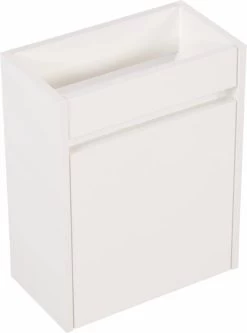 Saqu Selda Fonteinonderkast 40x21,8x50 Cm Glanzend Wit