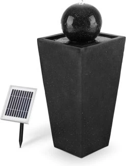 Königsbrunn Fontein Zonne-energie 200 L/h LED Accu Basaltoptiek