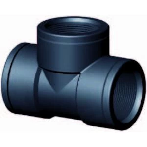 PP T-stuk Met Binnendraad - 2"