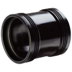 Steekmof PP 90mm 2 X Manchet Zwart Wavin