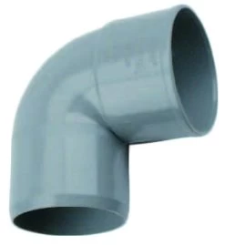 PVC Bocht 88° Mof X Spie 125mm Wavin