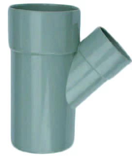 PVC Verloop T-Stuk 45° 2 X Mof X Spie 110 X 50mm Wavin